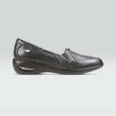 Mariana - Zapato Casual de Piel de Venado con Borrego Negro Jarking